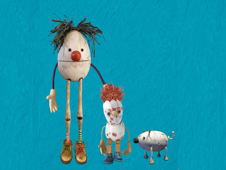 Eggs on Legs Garlic Theatre